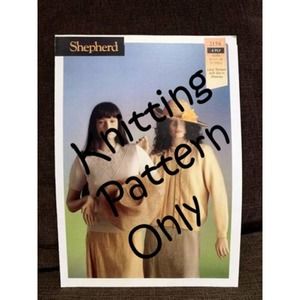 New Shepherd 2158 4 ply Lacy Twinset Set in Sleeves Sweater Knitting Pattern